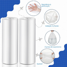 Lixeira 8l Com Tampa Click Retangular + Escova Sanitária  Com