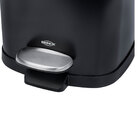 Lixeira Aço Carbono Pedal E Cesto 6 L Frame Preto Brinox