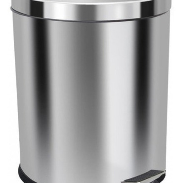 Lixeira Aço Inox 30 Litros Balde Interno Removível