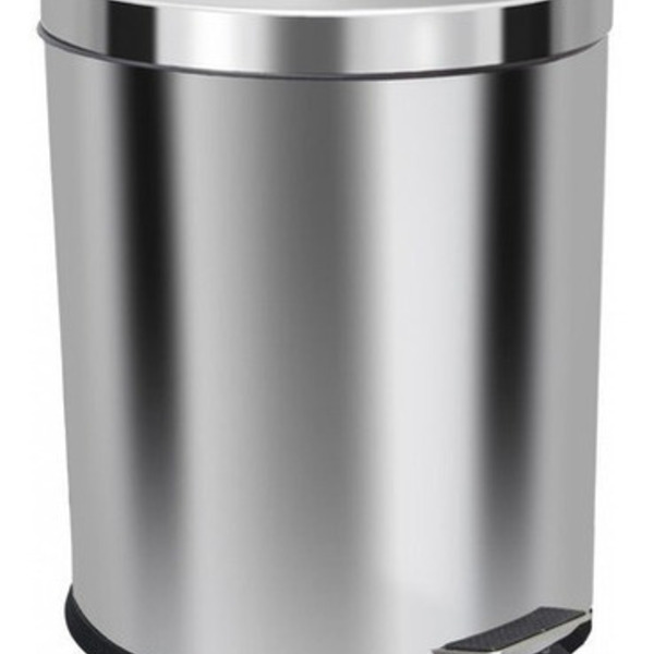 Lixeira Aço Inox 30 Litros Balde Interno Removível