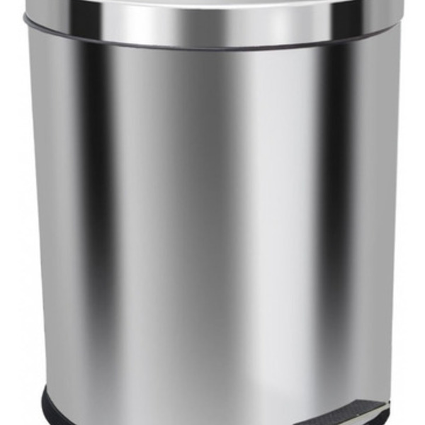 Lixeira Aço Inox 30 Litros Balde Interno Removível Inox