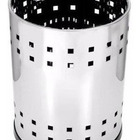 Lixeira Aço Inox  Casa Ou Escritório 22 Litros Telada