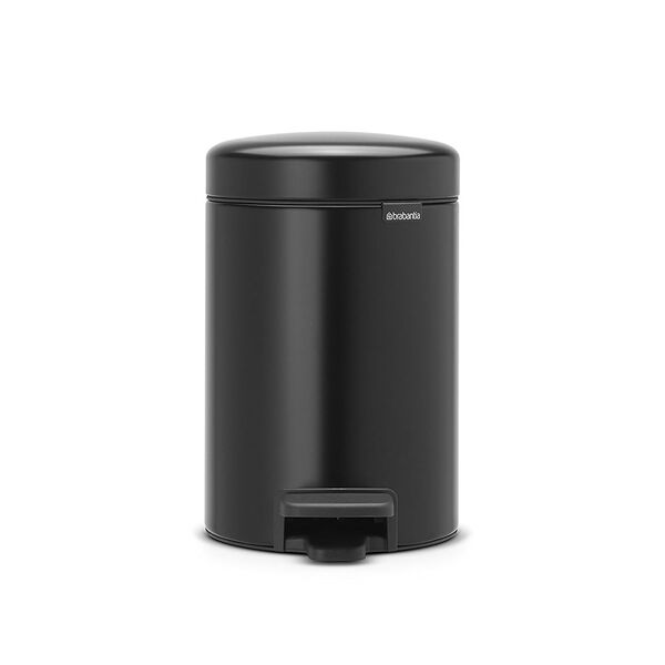 Lixeira Aço Inox Brabantia 5 Litros Preta