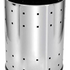 Lixeira Aço Inox Casa Ou Escritório 22 Litros Telada