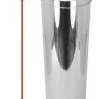 Lixeira Aço Inox Com Tampa Basculante Meia Esfera 30 Litros I