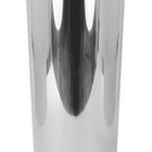 Lixeira Aço Inox Com Tampa Basculante Meia Esfera 30 Litros I