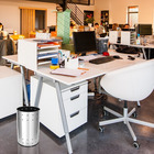 Lixeira Aço Inox Telada  13 Litros Para Casa Ou Escritório