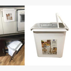 Lixeira Acoplável Suspensa De Pia De Cozinha Com Tampa Desliz