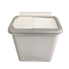 Lixeira Acoplável Suspensa De Pia De Cozinha Com Tampa Desliz