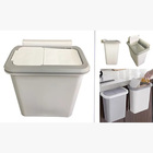 Lixeira Acoplável Suspensa De Pia De Cozinha Com Tampa Desliz