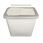 Lixeira Acoplável Suspensa De Pia De Cozinha Com Tampa Desliz