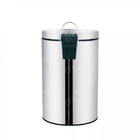 Lixeira Agata em Aço Inox 5 Litros com Tampa e Pedal