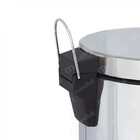 Lixeira Agata em Aço Inox 5 Litros com Tampa e Pedal