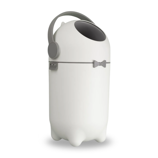 Lixeira Anti Odor Com Vedação Para Fraldas 10l Branca Bri...