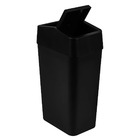 Lixeira Astra Com Tampa Basculante 8l - Preto