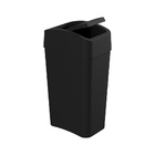 Lixeira Astra Ltb2 Com Tampa Basculante 8l Retangular Preto L