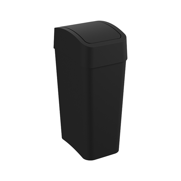 Lixeira Astra Ltb2 Com Tampa Basculante 8l Retangular Preto L