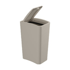 Lixeira Astra Ltc2 Com Tampa Click 8l Retangular Argila