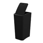 Lixeira Astra Ltc2 Com Tampa Click 8l Retangular Preto