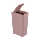 Lixeira Astra Ltc2 Com Tampa Click 8l Retangular Rose