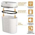 Lixeira Automática 12l - Branca