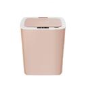 Lixeira Automatica 14 Litros Rosa Cesto Lixo Inteligente Com