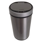 Lixeira Automática  Top Clean  Inox 12 Litros - Usb Guimmis®