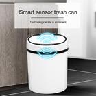 Lixeira Automatica Branca Grande 12 Litros Sensor Inteligente