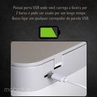 Lixeira Automática C/ Sensor De Toque 15 Lts, Recarregável