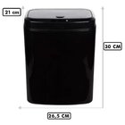 Lixeira Automática Com Sensor 16l Preta - Kala