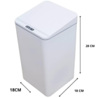 Lixeira Automática Com Sensor 9litros Cozinha Banheiro