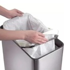 Lixeira Automática Grande 50l De Aço Inox Com Sensor Cozinha