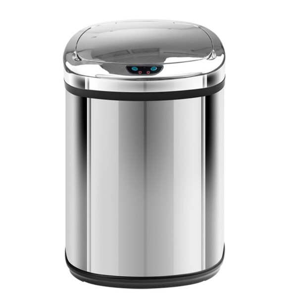 Lixeira Automática Inox  38 Litros Com Sensor - Westing  Cinza