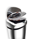 Lixeira Automática Inox  38 Litros Com Sensor - Westing  Cinza
