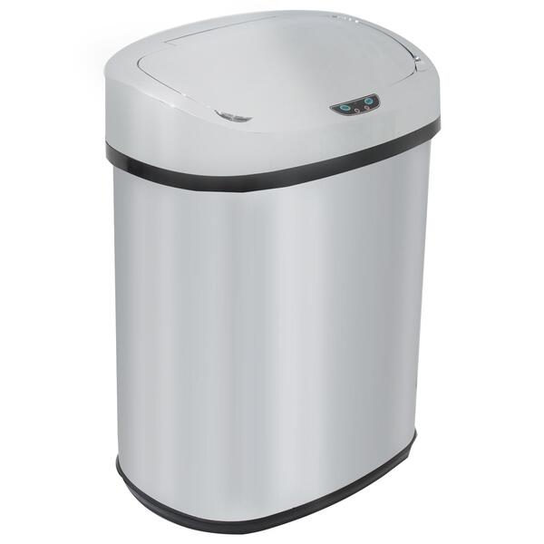 Lixeira Automática Inox Com Sensor 40 Litros