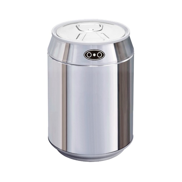 Lixeira Automática Inox Lata De Cerveja 2 Litros Com Sensor -