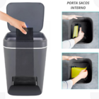 Lixeira Automática Inteligente 12l Cozinha Escritório C/sensor