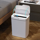 Lixeira Automática Retangular 14 Litros Com Sensor Branca