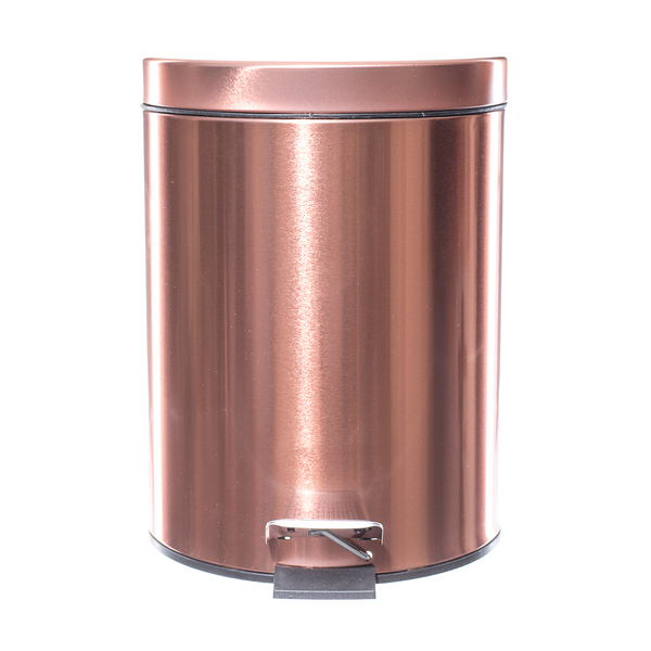 Lixeira Banheiro 5 Litros Inox Rose Gold