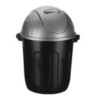 Lixeira Banheiro Cozinha Tampa Basculante Cesto De Lixo Colet