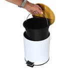 Lixeira Banheiro Linha Eco Bambu Cesto Removível 5 Litros