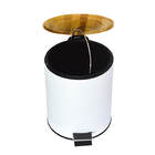 Lixeira Banheiro Linha Eco Bambu Cesto Removível 5 Litros