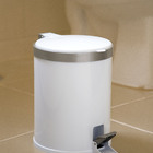 Lixeira Banheiro Pedal 5 Litros Plástico Cesto De Lixo Escrit