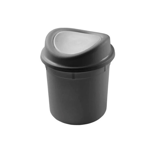 Lixeira Basculante 12l Preta - Plasvale | Leroy Merlin