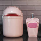 Lixeira Basculante 4l Rosa Uz