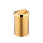 Lixeira Basculante 8 Litros Future Dourada