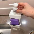 Lixeira Basculante 9 Litros E Porta Detergente Líquido Branco