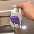 Lixeira Basculante 9 Litros E Porta Detergente Líquido Branco