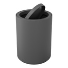 Lixeira Basculante para Banheiro 1L Plástico Cinza Coza