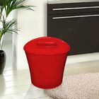 Lixeira Bellart 6 Litros Várias Cores - Durin - Vermelho